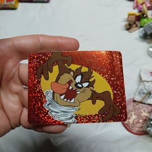 PRISM Red Glitter Trading Card